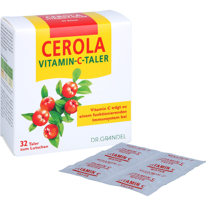 Dr. Grandel Cerola Vitamin-C-Taler zum Lutschen, 32 pc Tablettes