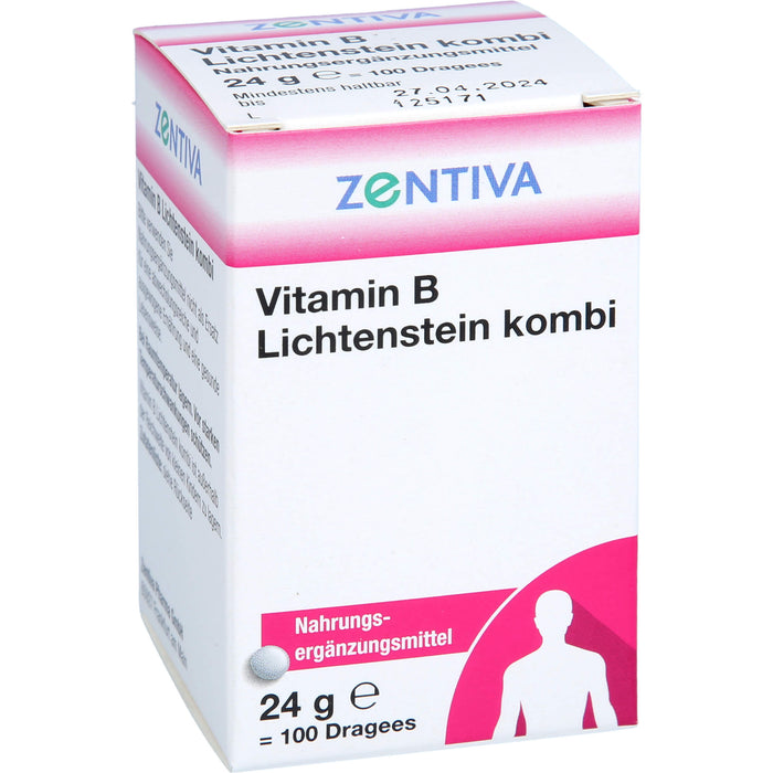 Vitamin B Lichtenstein kombi Dragees, 100 pcs. Tablets