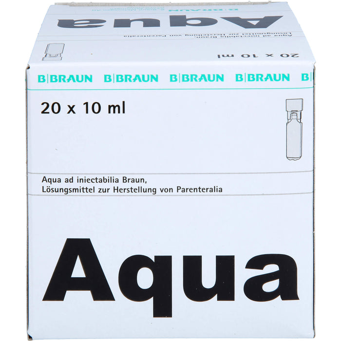 BRAUN Aqua ad iniectabilia Wasser für Injektionszwecke, 200 ml Lösung