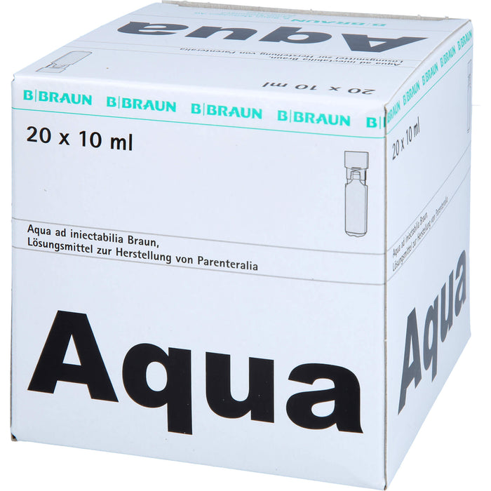 BRAUN Aqua ad iniectabilia Wasser für Injektionszwecke, 200 ml Solution