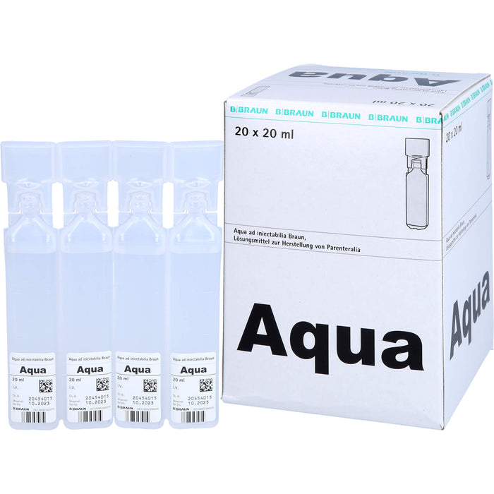 BRAUN Aqua ad injectabilia Ampullen, 20 pcs. Ampoules