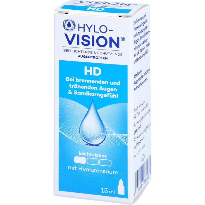 Hylo-Vision HD Augentropfen, 15 ml Lösung