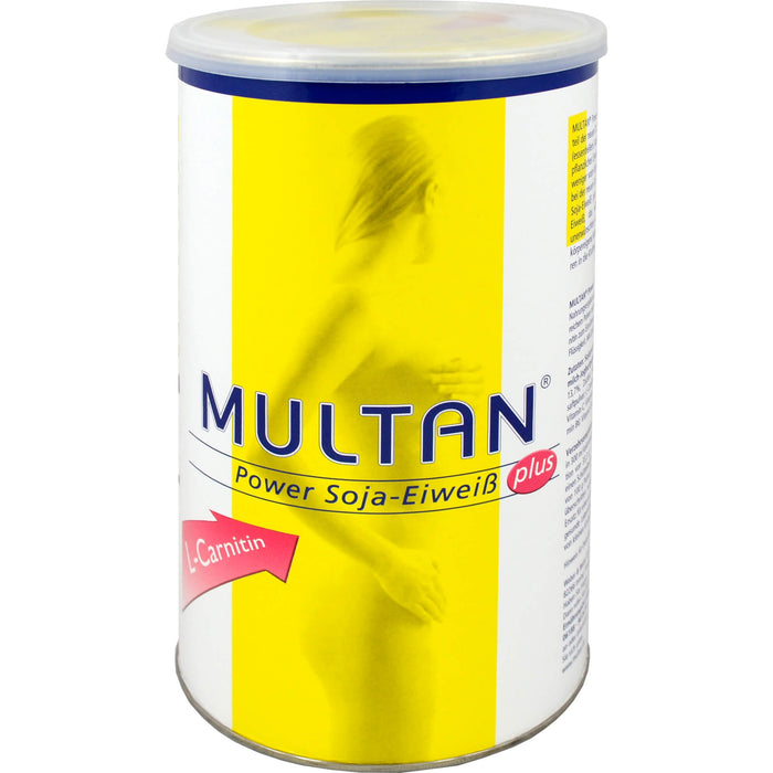 Multan Power Soja-Eiweiß plus L-Carnitin Pulver, 500 g Powder