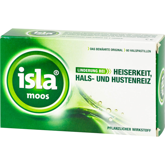 isla moos Halspastillen, 60 St. Pastillen