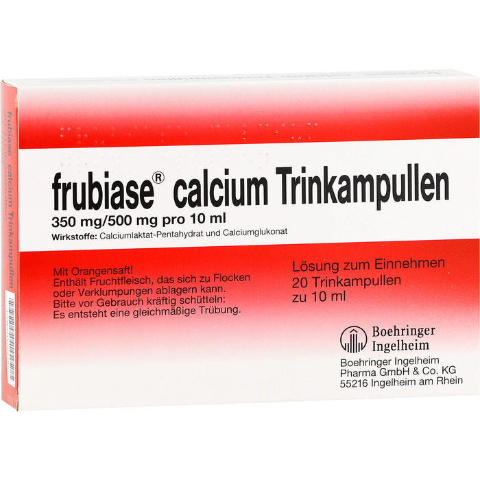 frubiase Calcium Trinkampullen, 20 pcs. Ampoules