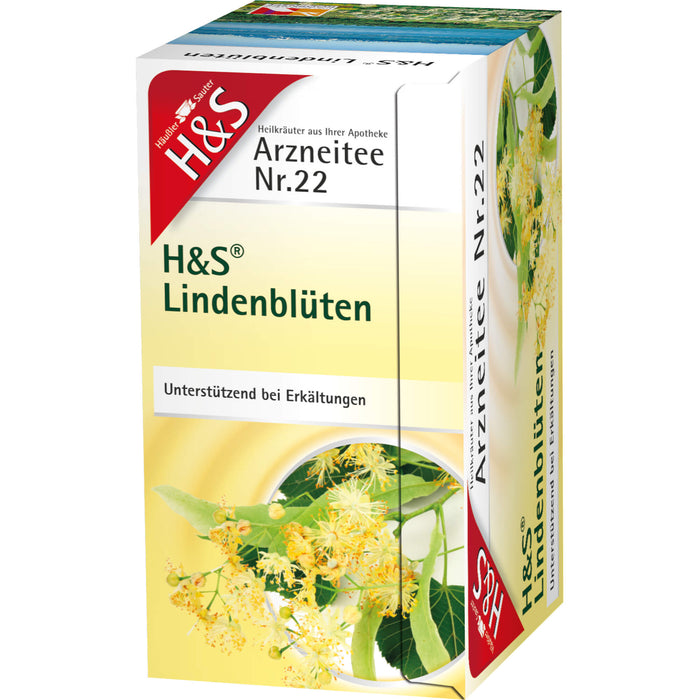 H&S Lindenblüten Arzneitee, 20 pc Sac filtrant