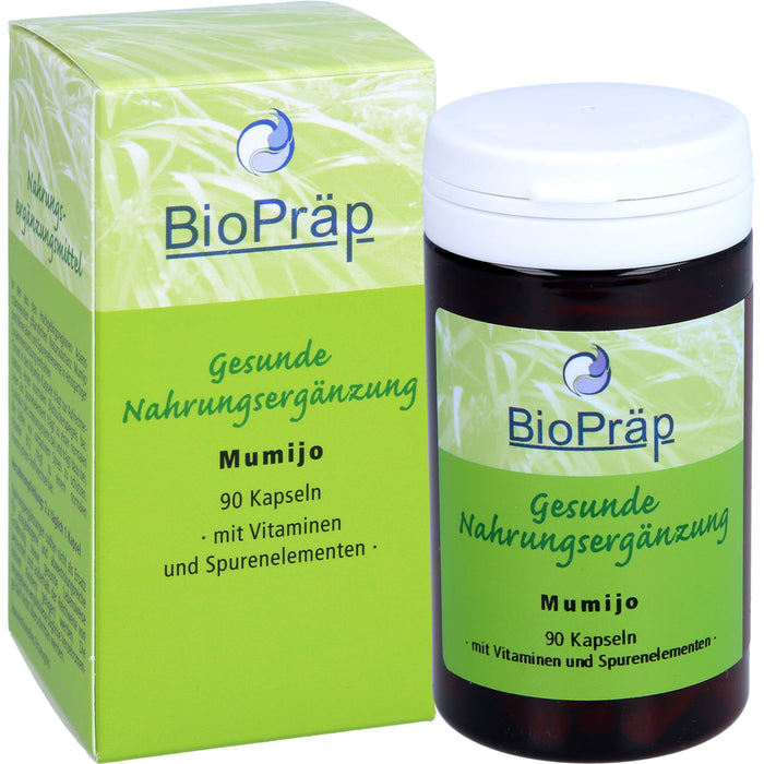 BioPräp Mumijo 200 mg Kapseln mit Vitaminen und Spurenelementen, 90 pc Capsules