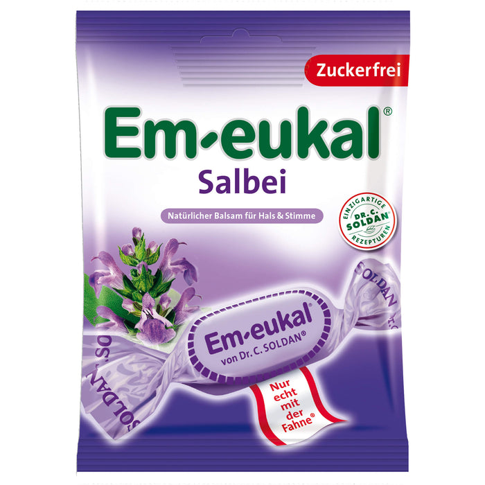 Em-eukal Salbei Bonbons zuckerfrei, 75 g Candies