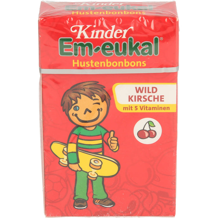 Kinder Em-eukal Wildkirsche Hustenbonbons, 40 g Bonbons