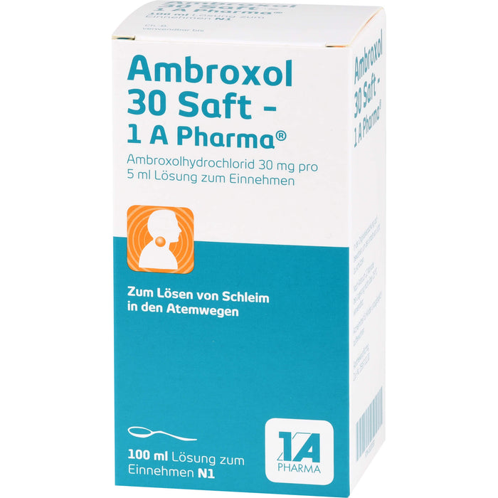 Ambroxol 30 Saft - 1 A Pharma, 100 ml Lösung