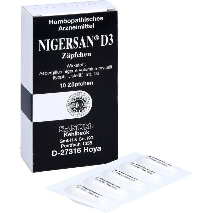 Nigersan D3 Zäpfchen, 10 pc Suppositoires