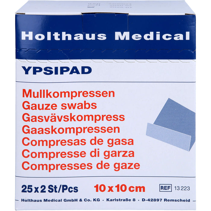 MULLKO STE YPSIPAD 10X10CM, 50 pc Compresses