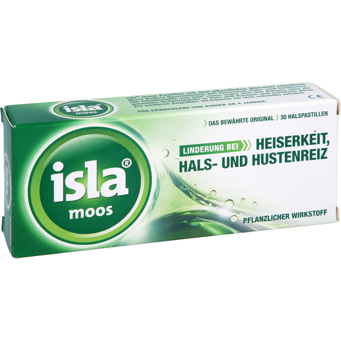 isla moos Halspastillen, 30 St. Pastillen