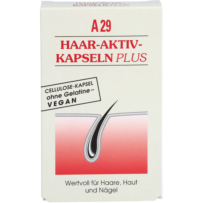 A29 Haar-Aktiv-Kapseln plus wertvoll für Haare, Haut und Nägel, 30 St. Kapseln