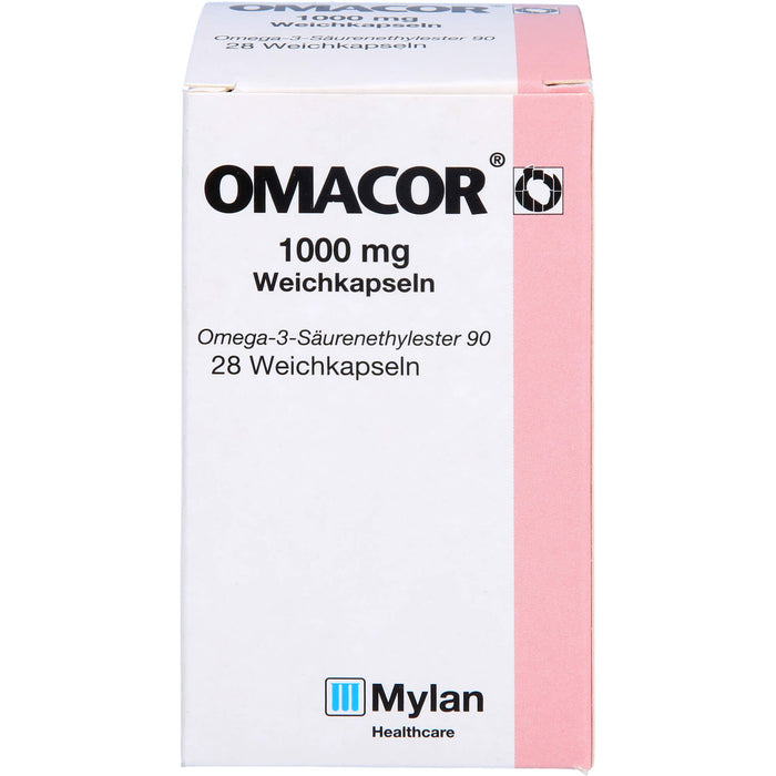 Omacor, 1000 mg Weichkapseln, 28 St WKA