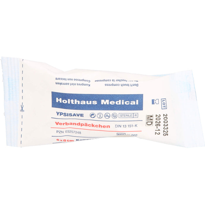 Holthaus Medical YPSISAVE Verbandpäckchen klein 6 cm x 8 cm, 1 pc pansement