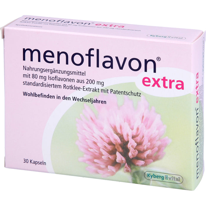 Menoflavon extra Kapseln für Wohlbefinden in den Wechseljahren, 30 St. Kapseln