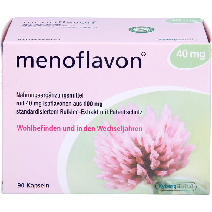 Menoflavon 40 mg Kapseln für Wohlbefinden und in den Wechseljahren, 90 pc Capsules