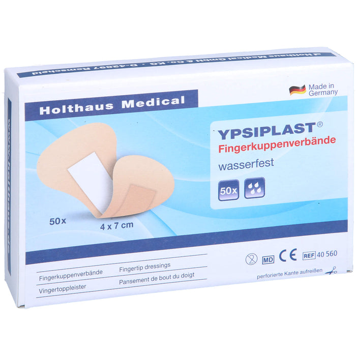 YPSIPLAST Fingerkuppenverband, wasserfest 4 cm x 7 cm, 50 pc Pansement