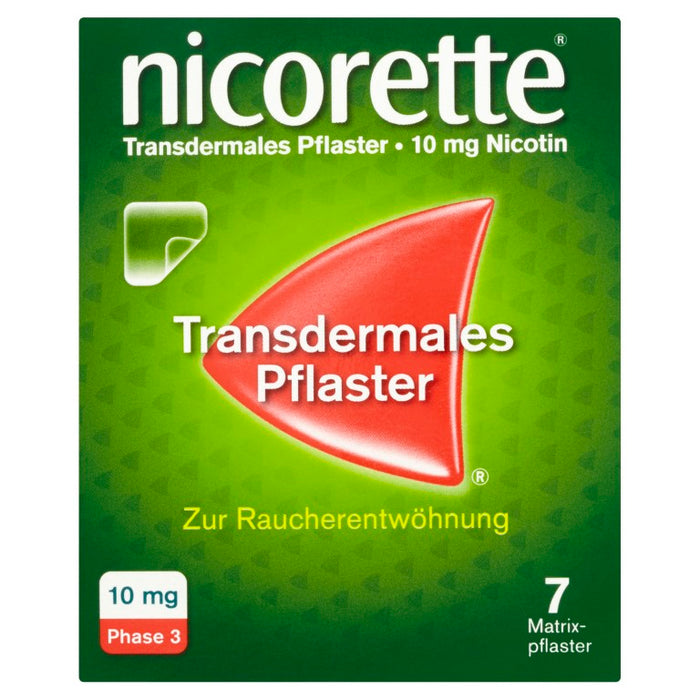 nicorette TX Pflaster 10 mg zur Raucherentwöhnung, 7 pc Pansement