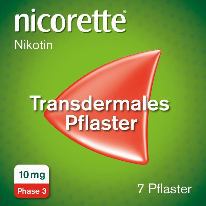 nicorette TX Pflaster 10 mg zur Raucherentwöhnung, 7 pc Pansement