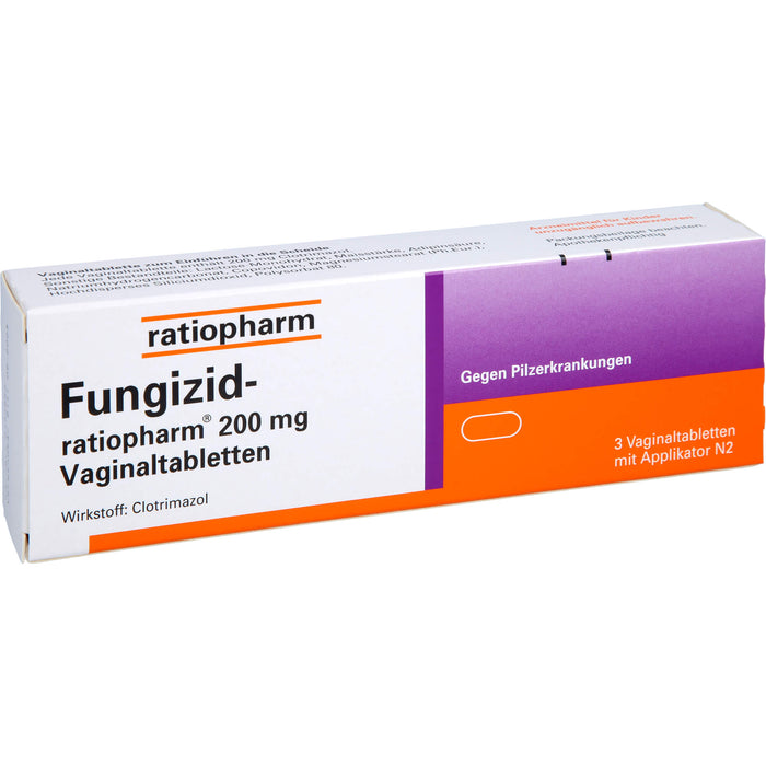 Fungizid-ratiopharm 200 mg Vaginaltabletten, 3 St. Tabletten