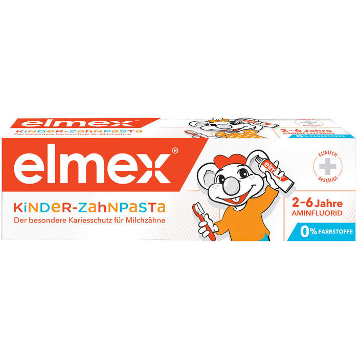 elmex Kinderzahnpasta mit Faltschachtel, 50 ml Toothpaste