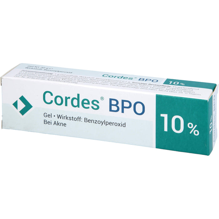 CORDES BPO 10 % Akne Gel, 30 g Gel