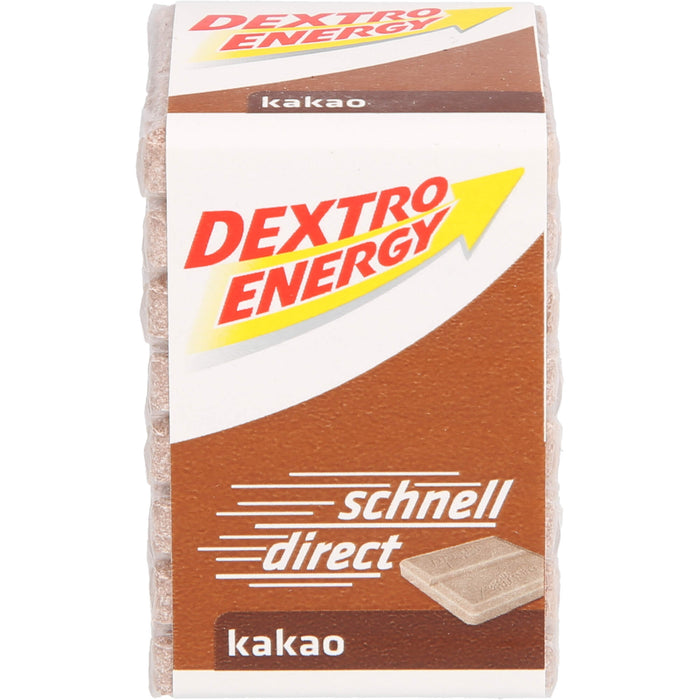 DEXTRO ENERGY Kakao Energieliefernde Dextrosetäfelchen, 46 g Täfelchen