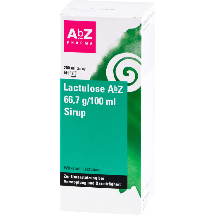 Lactulose AbZ 66,7 g/100 ml Sirup, 200 ml Lösung