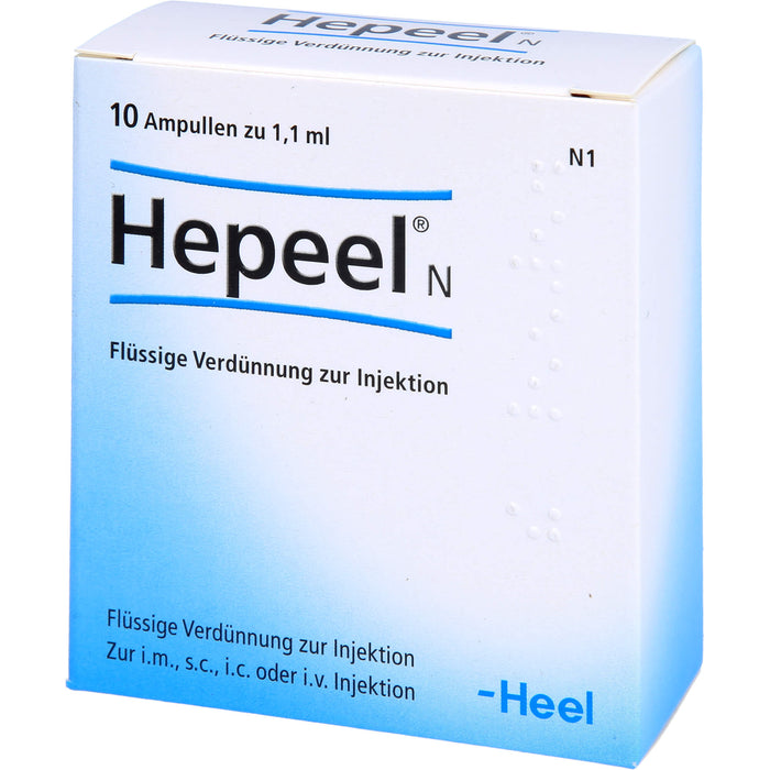 Hepeel N flüssige Verdünnung, 10 St. Ampullen