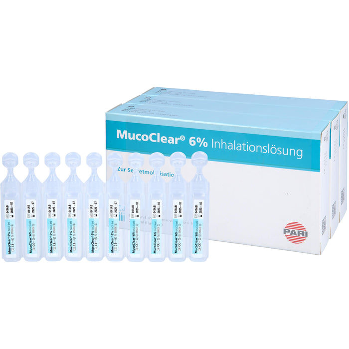 MucoClear 6 % NaCl Inhalationslösung, 60 St. Ampullen