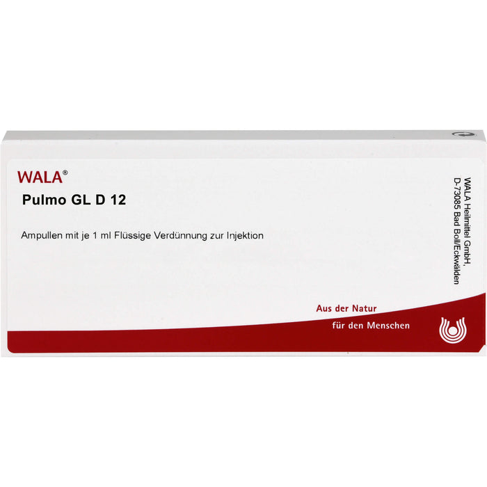 Pulmo Gl D12 Wala Ampullen, 10X1 ml AMP