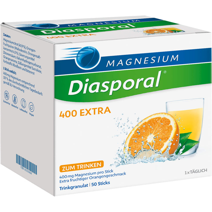 Magnesium-Diasporal 400 extra Trinkgranulat, 50 pcs. Sachets