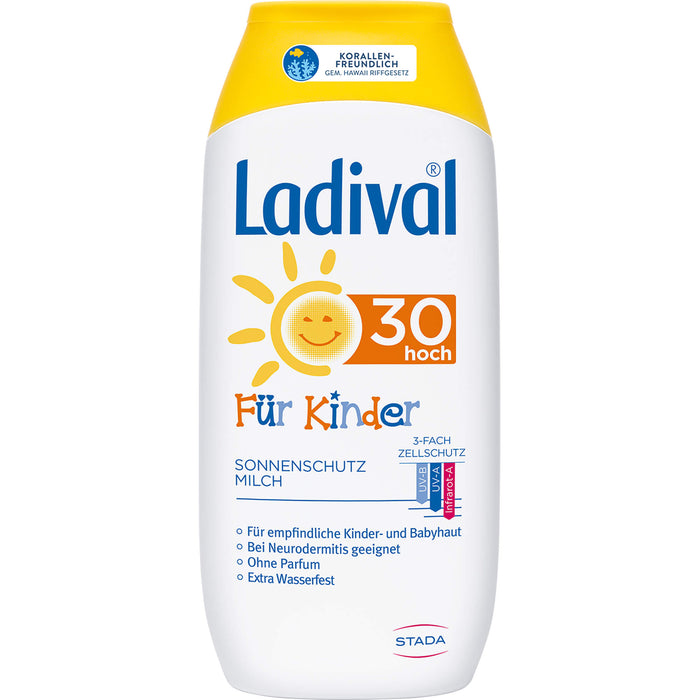 Ladival Sonnenmilch für Kinder LSF 30, 200 ml Crème