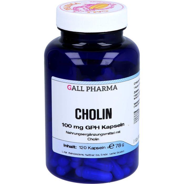 GALL PHARMA Cholin 100 mg GPH Kapseln, 120 pcs. Capsules