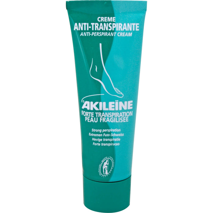 AKILEINE Antitranspirant Creme gegen starken Fußschweiß, 50 ml Crème