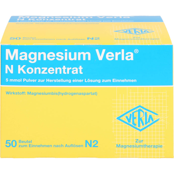 Magnesium Verla N Konzentrat Pulver, 50 pc Sachets