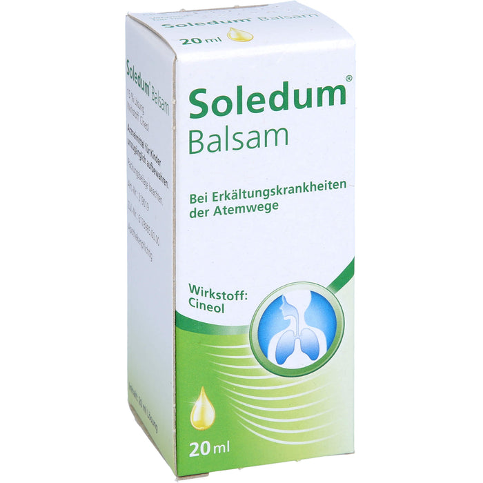 Soledum Balsam Tropfen bei Erkältungskrankheiten der oberen Luftwege, 20 ml Solution