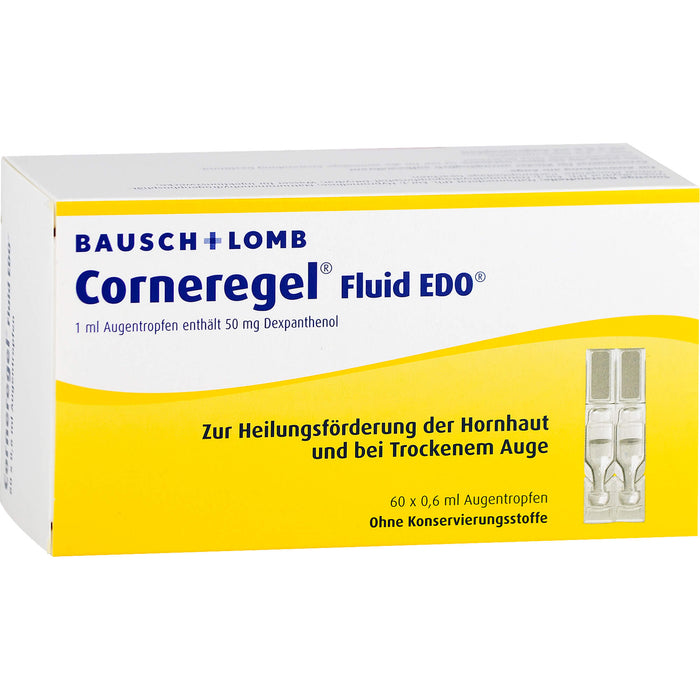 Corneregel Fluid EDO Augentropfen, 60 pcs. Single-dose pipettes