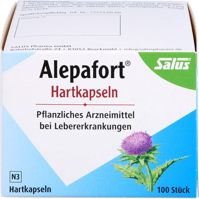 Salus Alepafort Kapseln bei Lebererkrankungen, 100 St. Kapseln