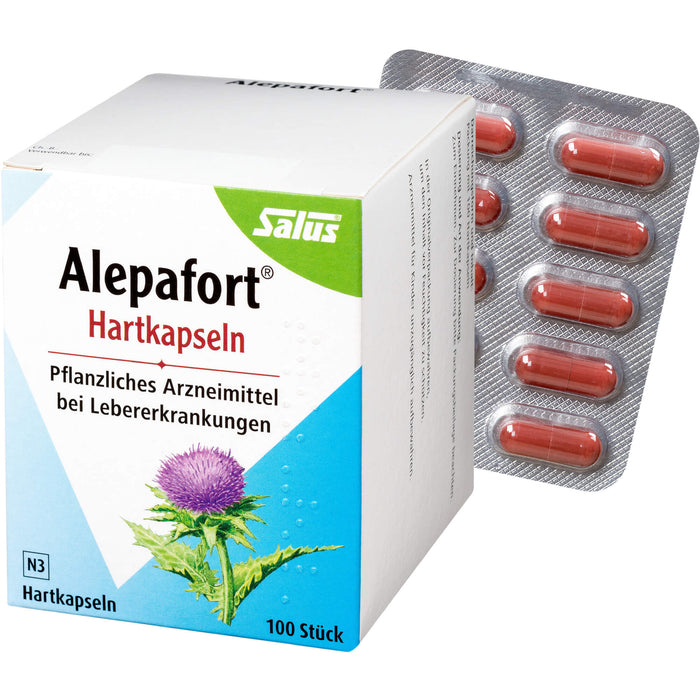 Salus Alepafort Kapseln bei Lebererkrankungen, 100 pcs. Capsules