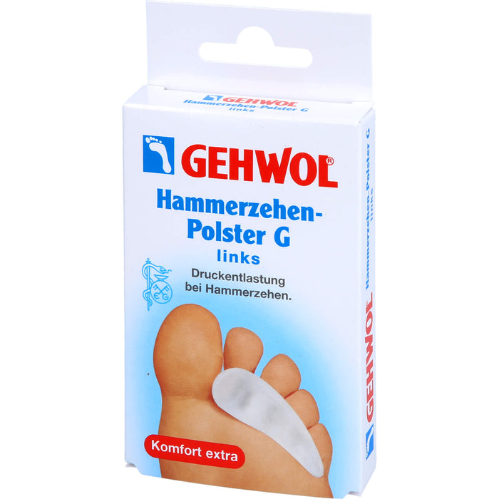 GEHWOL Polymer-Gel Hammerzehen-Polster G links, 1 pcs. Device