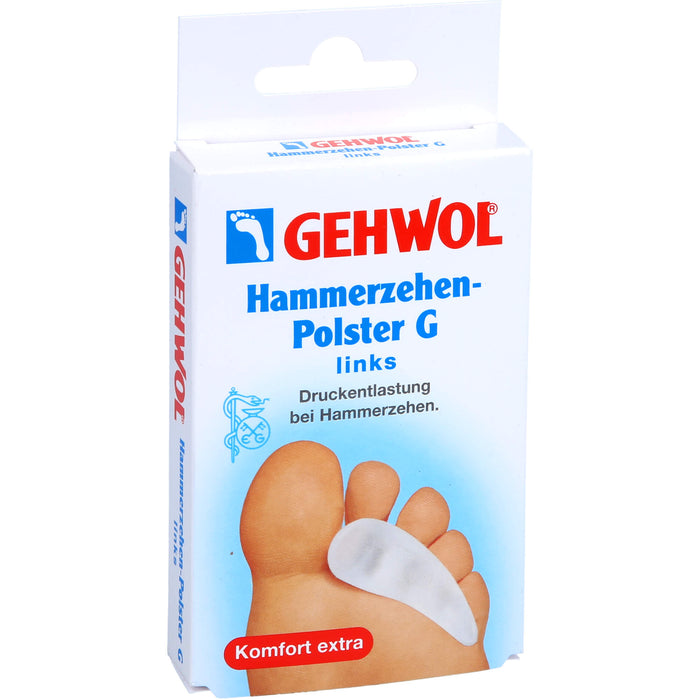 GEHWOL Polymer-Gel Hammerzehen-Polster G links, 1 pcs. Device