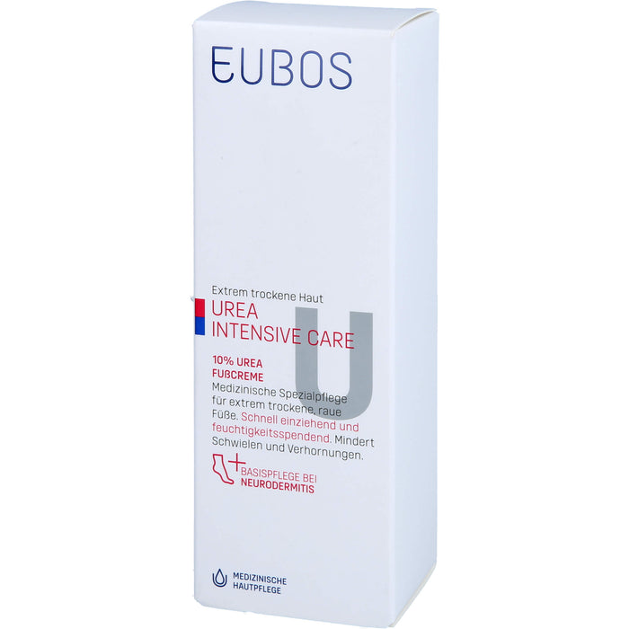 EUBOS Trockene Haut Urea 10% Fußcreme, 100 ml Crème