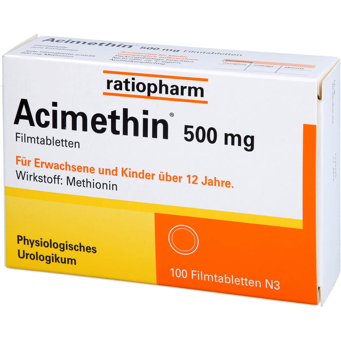 Acimethin 500 mg Filmtabletten physiologisches Urologikum, 100 St. Tabletten