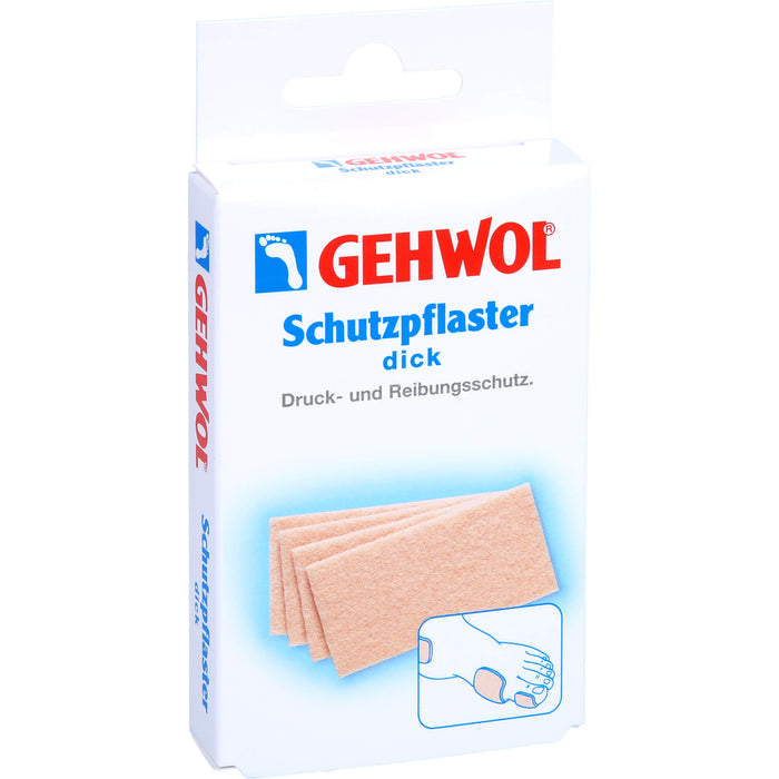 GEHWOL SCHUTZPFLASTER DICK, 4 St. Pflaster