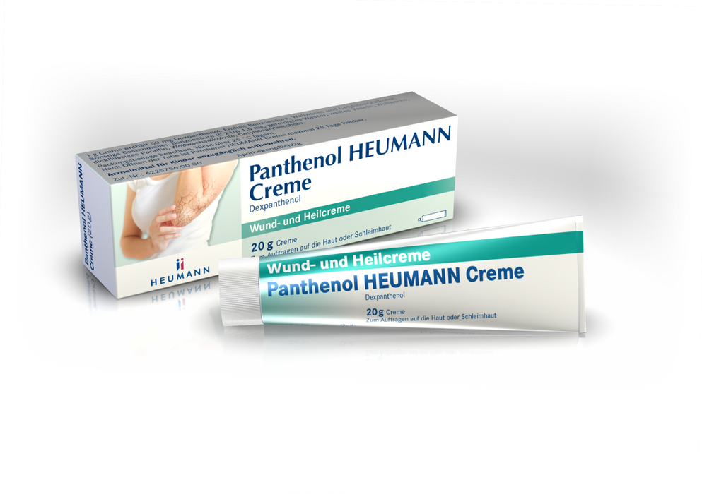 Panthenol Heumann Creme Wund- und Heilcreme, 20 g Crème