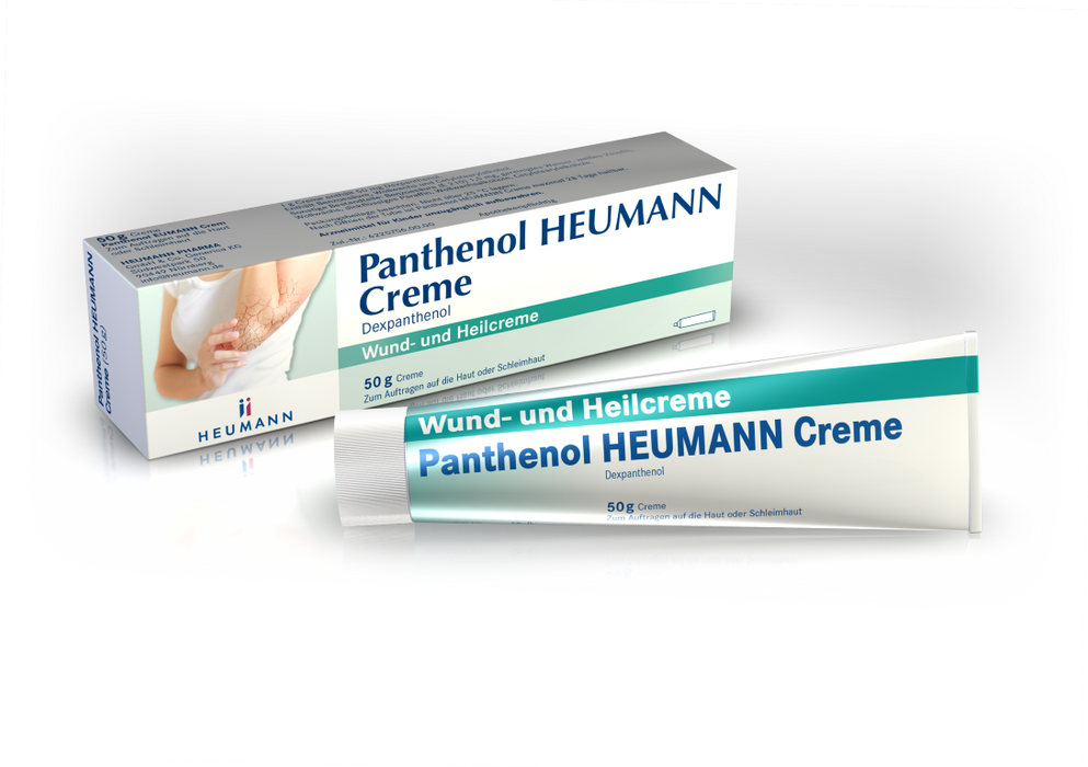 Panthenol Heumann Creme Wund- und Heilcreme, 50 g Creme