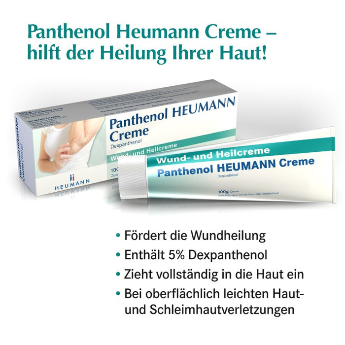 Panthenol Heumann Creme Wund- und Heilcreme, 100 g Crème